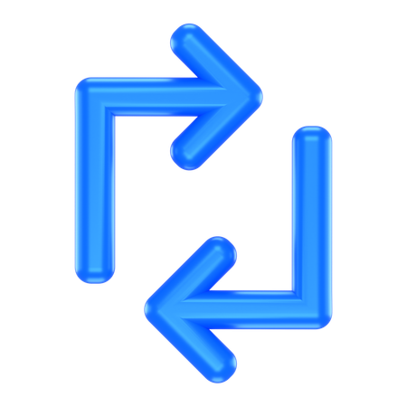Flèche d'échange  3D Icon