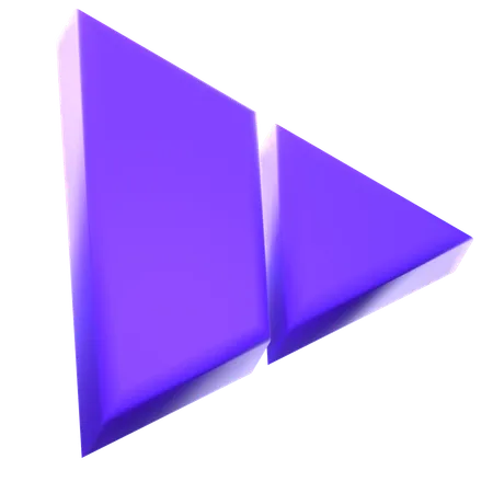 Flèche droite  3D Icon