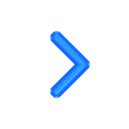 Flèche droite  3D Icon