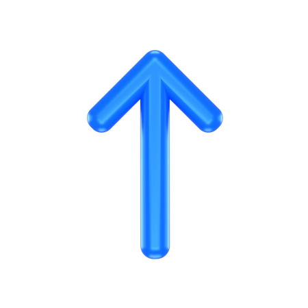 Flèche du haut  3D Icon