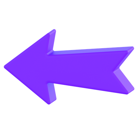 Flèche gauche  3D Icon