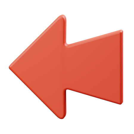 Flèche gauche  3D Icon