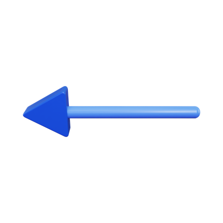 Flèche gauche  3D Icon