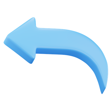 Flèche gauche  3D Icon