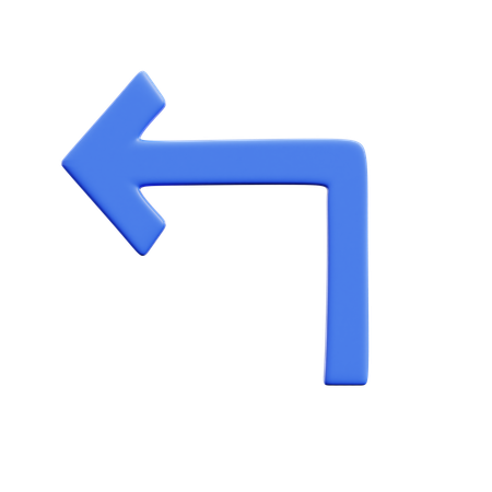 Flèche gauche  3D Icon