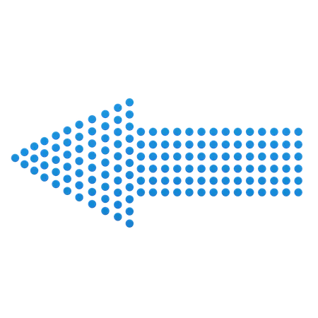 Flèche vers la gauche  3D Icon