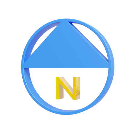 Flèche nord  3D Icon