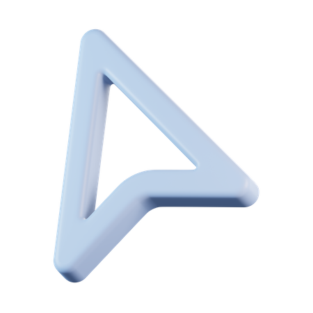 Ligne de pointeur de flèche  3D Icon