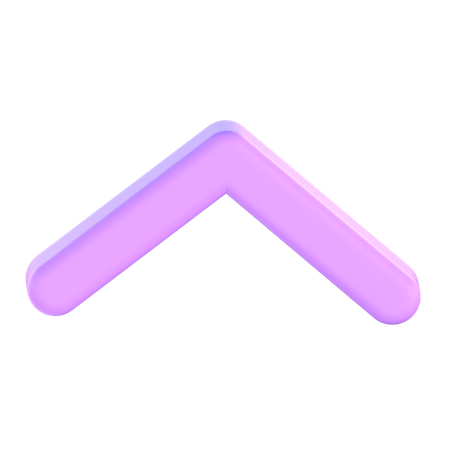 Flèche du haut  3D Icon