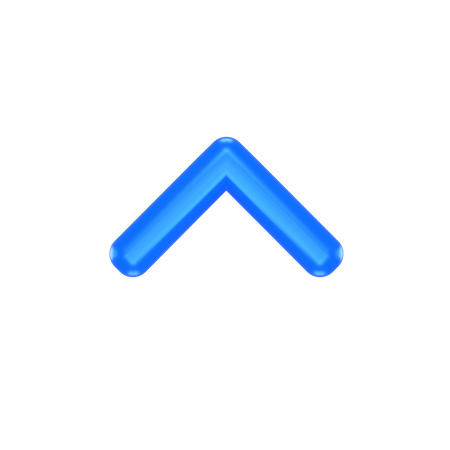Flèche vers le haut  3D Icon