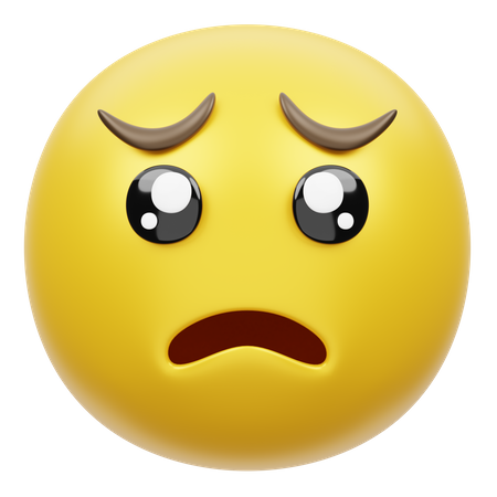 Flehendes Gesicht  3D Emoji