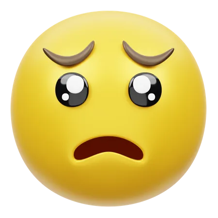 Flehendes Gesicht  3D Emoji