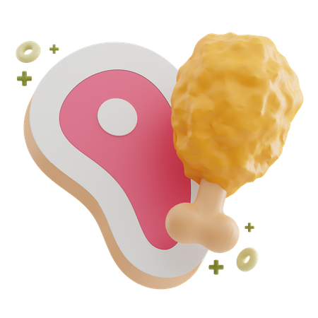 Fleisch  3D Icon