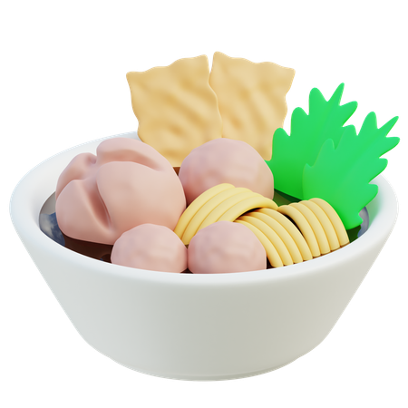 Fleischbällchen  3D Icon