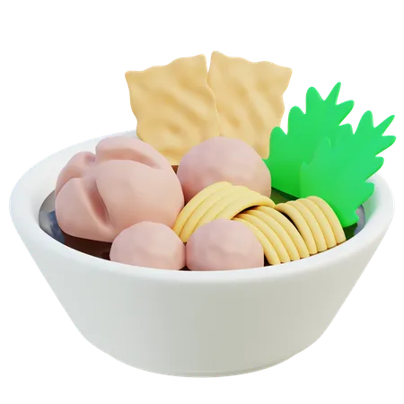 Fleischbällchen  3D Icon