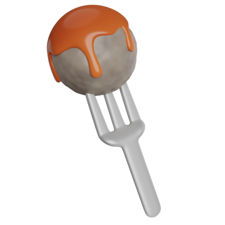 Fleischbällchen  3D Icon