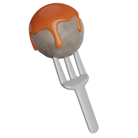 Fleischbällchen  3D Icon