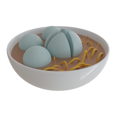 Fleischbällchensuppe  3D Icon