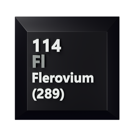 Flerovium  3D Icon