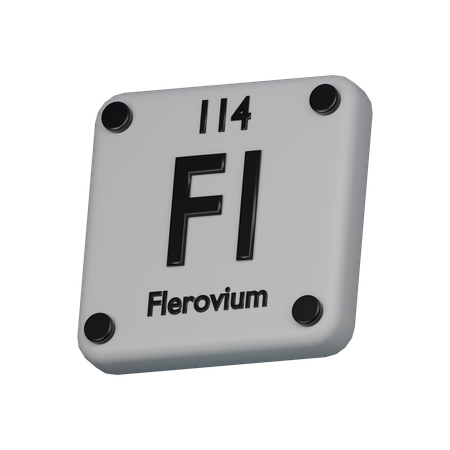 Flerovium  3D Icon