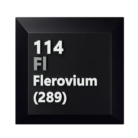 Flerovium  3D Icon