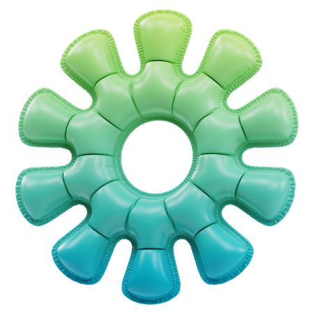 Fleur 02  3D Icon