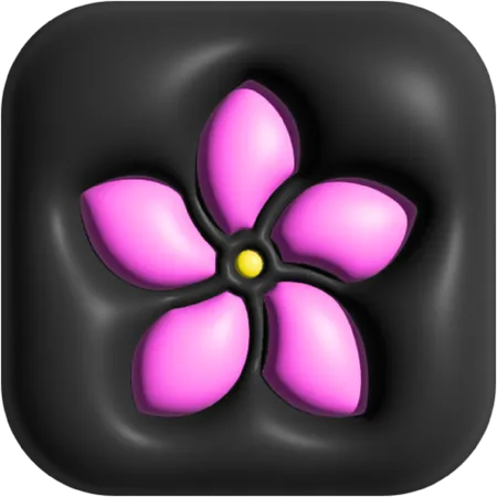 Fleur  3D Icon