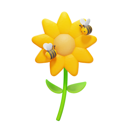 Fleur  3D Icon