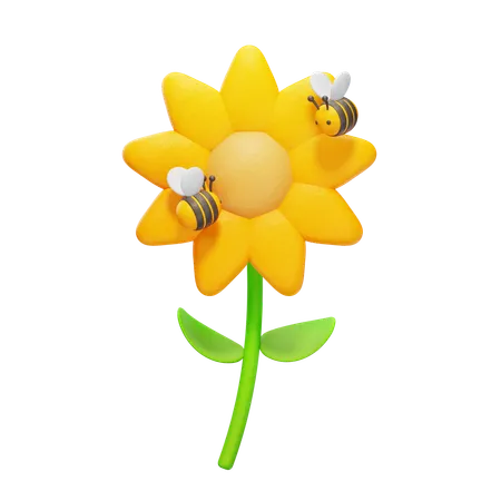 Fleur  3D Icon