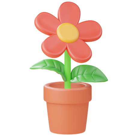 Fleur  3D Icon