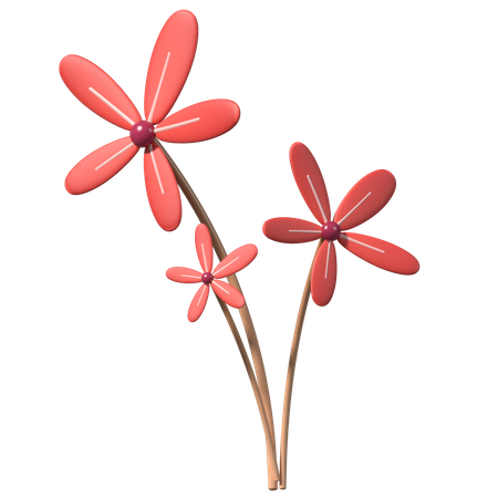 Fleur  3D Illustration