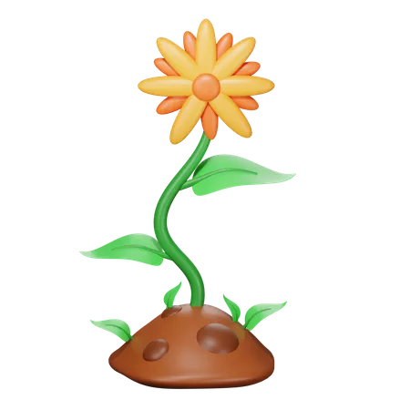 Fleur  3D Icon