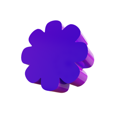 Fleur abstraite  3D Icon