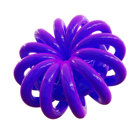 Fleur abstraite  3D Icon