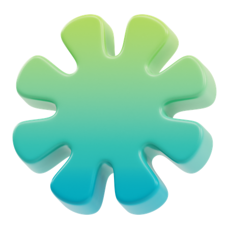 Fleur abstraite  3D Icon