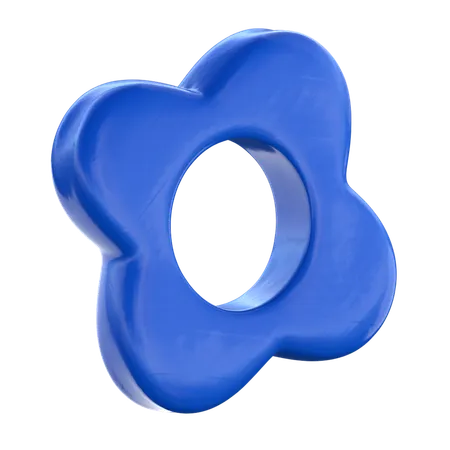 Fleur abstraite  3D Icon