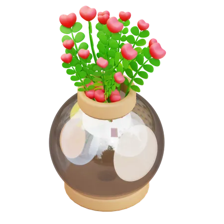 Fleur d'amour  3D Icon