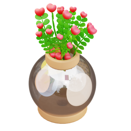 Fleur d'amour  3D Icon