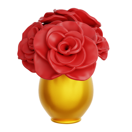 Fleur dans le vase  3D Icon