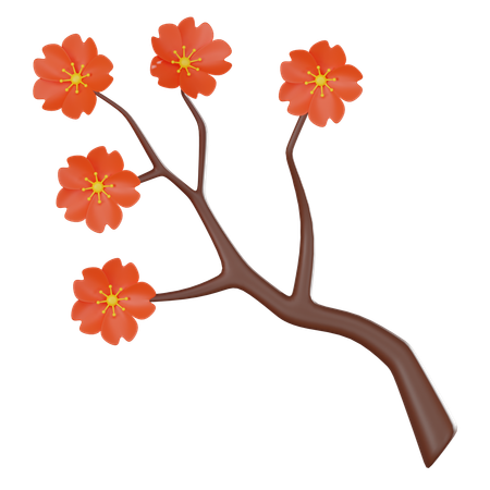 Fleur de cerisier  3D Icon