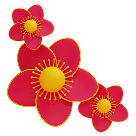 Fleur de cerisier  3D Icon