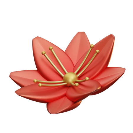 Fleur porte-bonheur  3D Icon