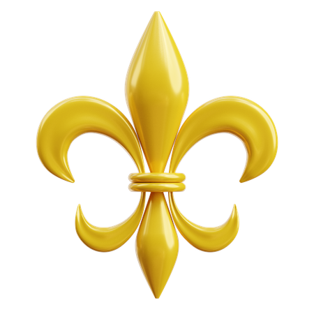 Fleur De Lis  3D Icon