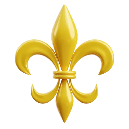 Fleur De Lis  3D Icon