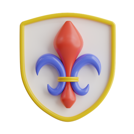 Fleur De Lis  3D Icon