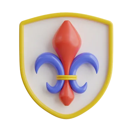 Fleur De Lis  3D Icon