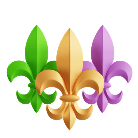 Fleur De Lis  3D Icon