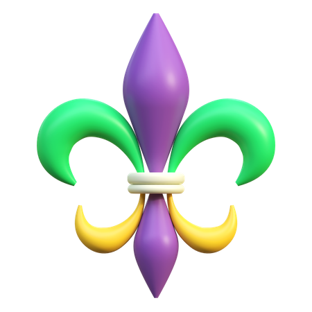 Fleur De Lis  3D Icon
