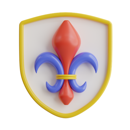 Fleur De Lis  3D Icon