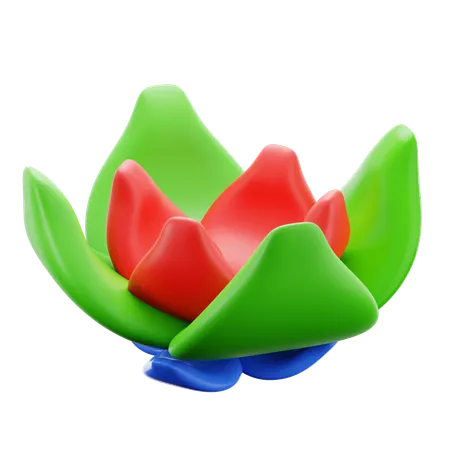 Fleur de lotus  3D Icon